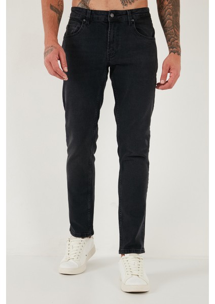 Pamuklu Regular Fit Normal Bel Boru Paça Jeans Erkek Kot Pantolon 2211C03PARMA fiyatları