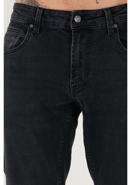 Pamuklu Regular Fit Normal Bel Boru Paça Jeans Erkek Kot Pantolon 2211C03PARMA