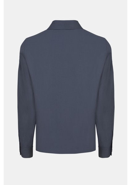 Erkek Lacivert Paraşüt Kumaşlı Gömlek Ceket fiyatları