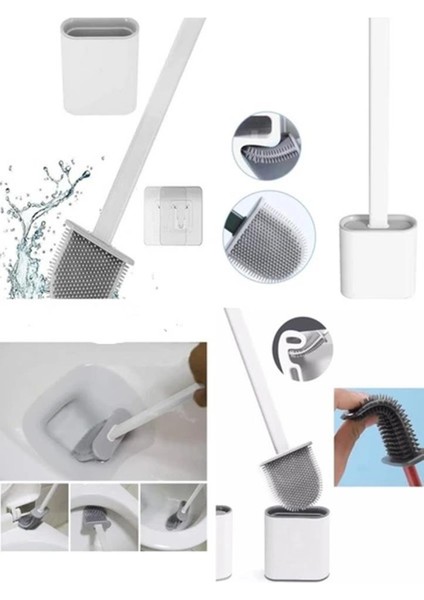 Akıllı Teknolojik Antibakteriyel Sensörlü Çöp Kovası 20 Litre + Duvara Asılabilir Beyaz Silikon Klozet Fırçası indirimleri