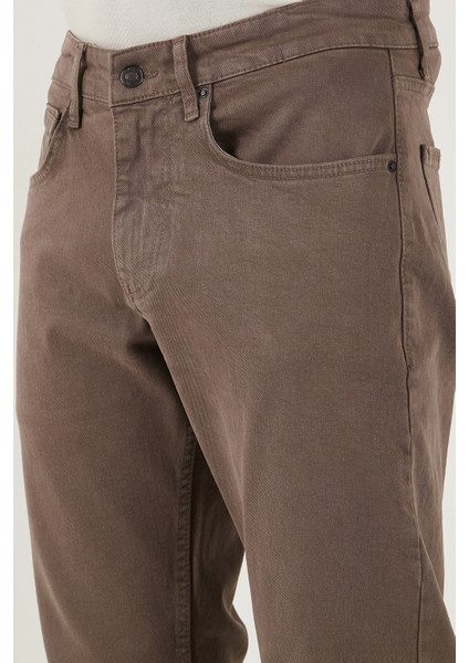 Pamuklu Comfort Fit Normal Bel Boru Paça Jeans Erkek Kot Pantolon 4412C19TEXAS