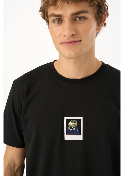 Gatsby Pepe Premium T-Shirt - Siyah fırsatları