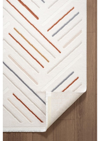 Cotto Cool CL002R Renkli Akrilik Halı Tozu Az Pamuk Tabanlı Salon Koridor Oturma Yatak Odası Halısı indirimleri