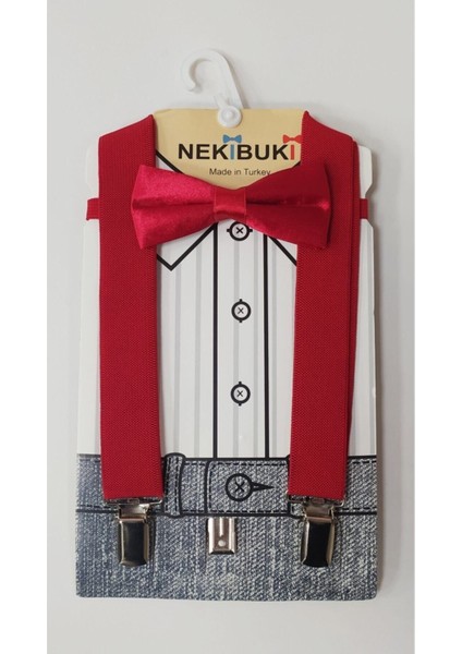 Çocuk Askı Papyon Takımı 1-10 Yaş Arası