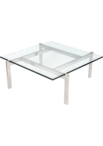 Ting Paslanmaz Metal Cam Orta Sehpa