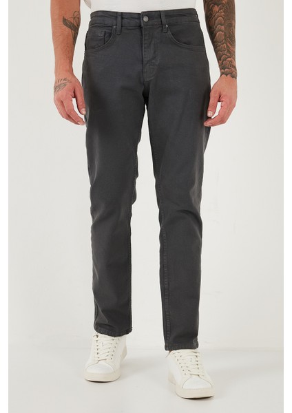 Pamuklu Comfort Fit Normal Bel Boru Paça Jeans Erkek Kot Pantolon 4412C19TEXAS fiyatları