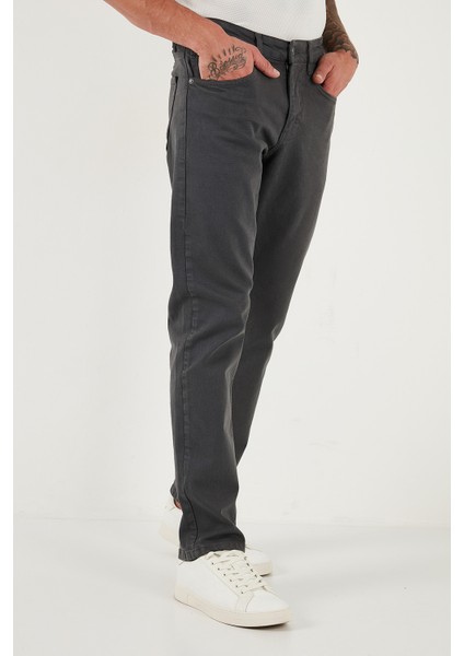 Pamuklu Comfort Fit Normal Bel Boru Paça Jeans Erkek Kot Pantolon 4412C19TEXAS modelleri