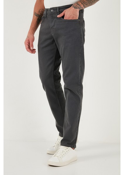 Pamuklu Comfort Fit Normal Bel Boru Paça Jeans Erkek Kot Pantolon 4412C19TEXAS fırsatları
