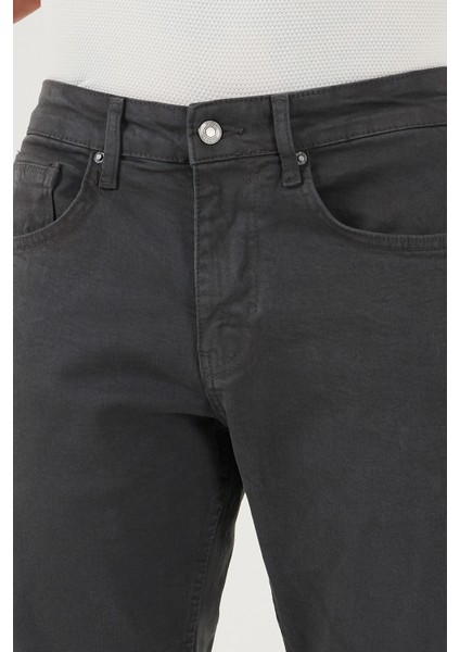 Pamuklu Comfort Fit Normal Bel Boru Paça Jeans Erkek Kot Pantolon 4412C19TEXAS