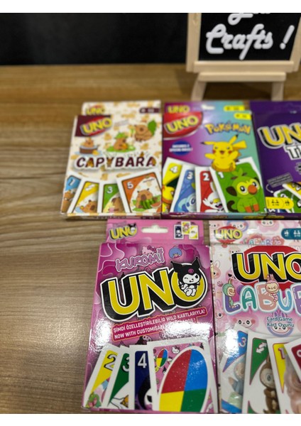 Uno Kart Oyunu 7 'li Set | Eğlenceli Aile ve Parti Oyunu | Renkli Strateji Kartları fırsatları