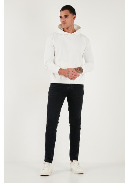 Pamuklu Slim Fit Normal Bel Dar Paça Jeans Erkek Kot Pantolon 1115C14NAPOLI