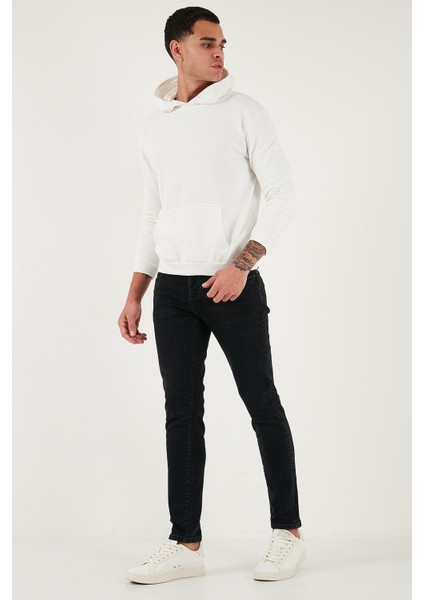 Pamuklu Slim Fit Normal Bel Dar Paça Jeans Erkek Kot Pantolon 1115C14NAPOLI fırsatları