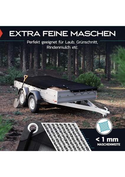 Ince Ilmikli Römork Ağı 3 x 4 M, Uv Koruma & Yük Emniyet Ağı, Alman Kalitesi modelleri