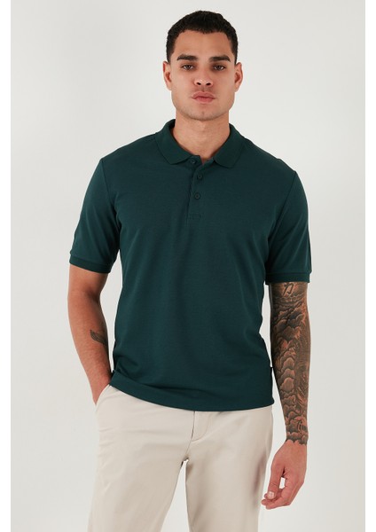 Pamuklu Regular Fit Düğmeli Polo Yaka T Shirt Erkek Polo Yaka T Shirt 5902127 fiyatları