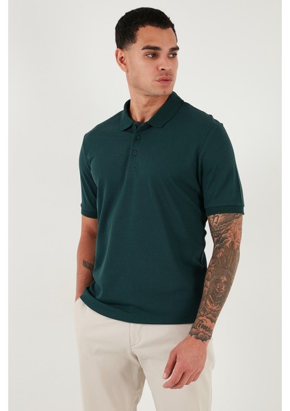 Pamuklu Regular Fit Düğmeli Polo Yaka T Shirt Erkek Polo Yaka T Shirt 5902127 modelleri