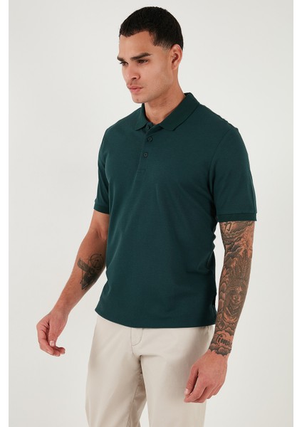 Pamuklu Regular Fit Düğmeli Polo Yaka T Shirt Erkek Polo Yaka T Shirt 5902127 fırsatları