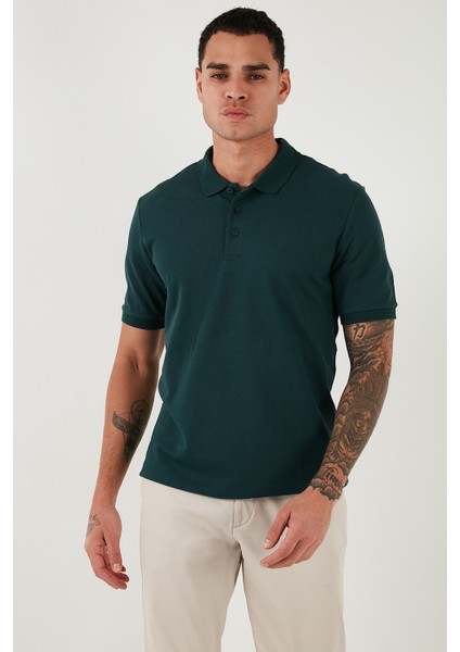 Pamuklu Regular Fit Düğmeli Polo Yaka T Shirt Erkek Polo Yaka T Shirt 5902127 indirimleri