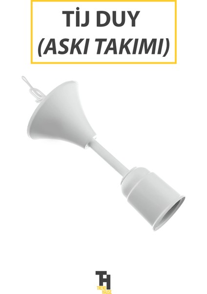 Tij Duy Askı Takımı E 27 Duylu Her Ampül'e Uyumludur