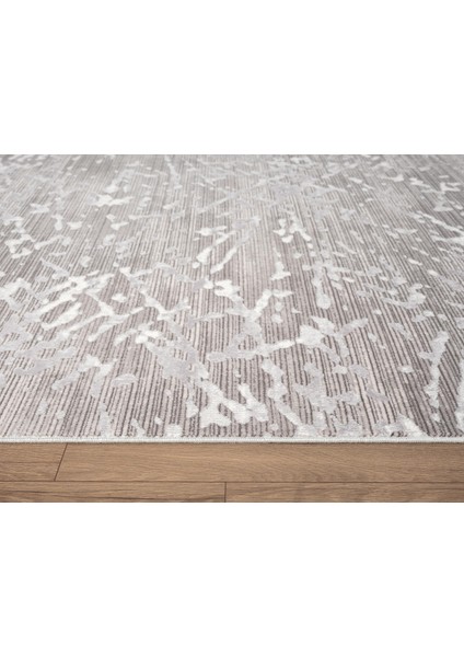 Step SE004G Gri Renk Modern Halı Dekoratif Pamuk Taban Triko Akrilik Salon Mutfak Halısı modelleri