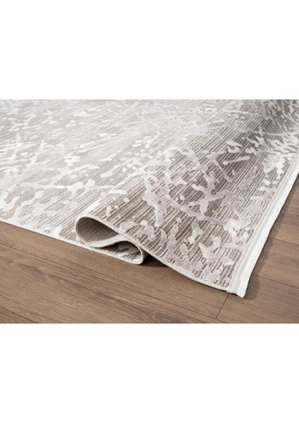 Step SE004G Gri Renk Modern Halı Dekoratif Pamuk Taban Triko Akrilik Salon Mutfak Halısı fırsatları