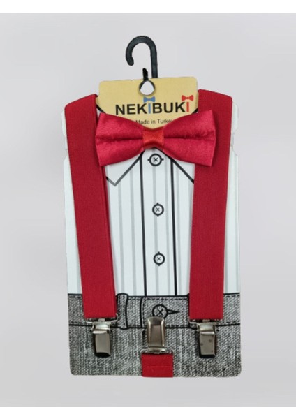 Erkek Çocuk Papyon & Pantalon Askısı