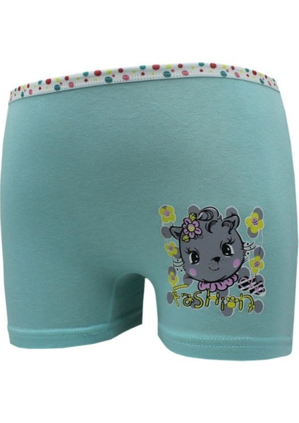 12'li Paket Kız Çocuk Boxer modelleri