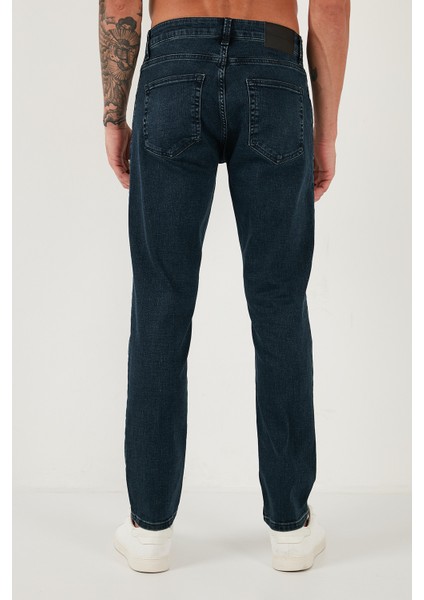 Pamuklu Regular Fit Normal Bel Boru Paça Jeans Erkek Kot Pantolon 2211C26PARMA indirimleri