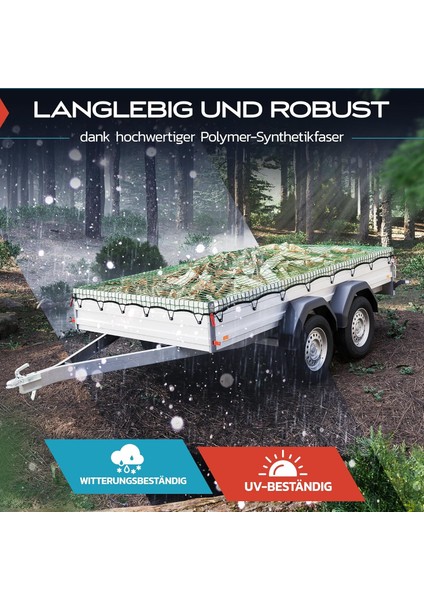 Trıburg Alman Kalitesi 3.5x7 M Römork Filesi Köşe Işaretli & Kenar Takviyeli fırsatları
