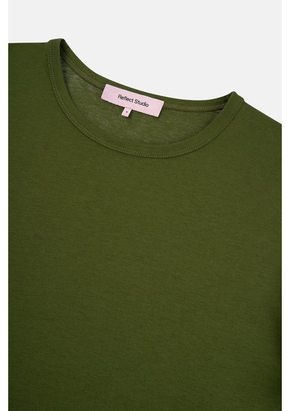 Basic Modal T-Shirt - Haki fiyatları