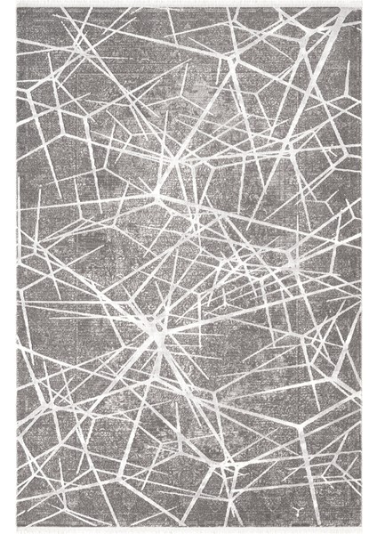 Step SE001G Gri Halı Modern Dekoratif Beyaz Çizgili Pamuk Taban Triko Akrilik Salon Mutfak Halısı fiyatları