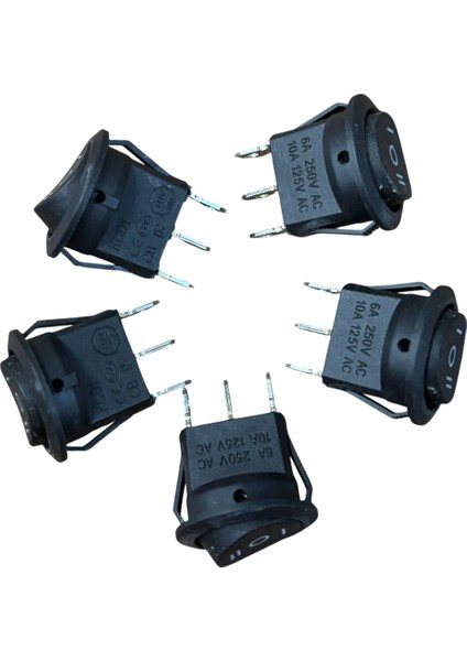 Yuvarlak 0-1-2 Aç Kapa Anahtarı 5 Adet Fiyatıdır fiyatları