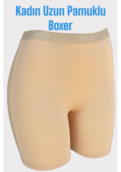 3'lü Dondeza Kadın Uzun Paçalı Yüksek Bel Toparlayıcı Pamuklu Boxer Şort fiyatları