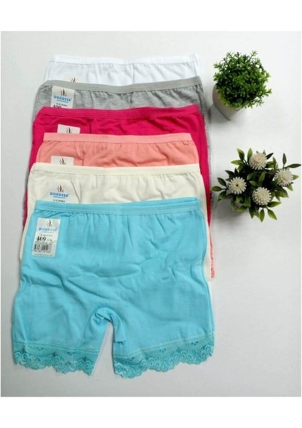 Kız Çocuk Paçası Dantelli Boxer