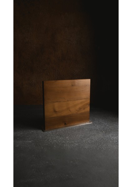 Mıknatıslı Ceviz Ağacı Ahşap Bıçak Stantı