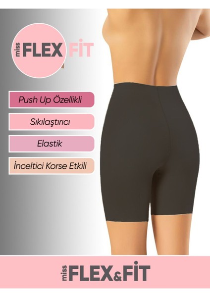 Lazer Kesim Göbek ve Basen Toparlayıcı Yüksek Bel Silikonlu Şort Korse fiyatları