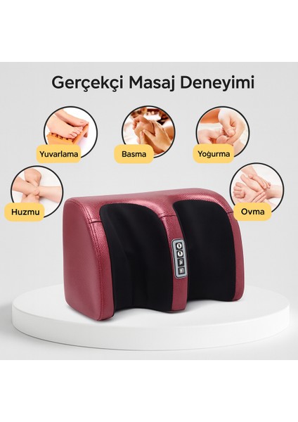Elektrikli Ayak Masajı Yoğurma Derin Doku Yoğurma Silindiri Ayak Makineleri