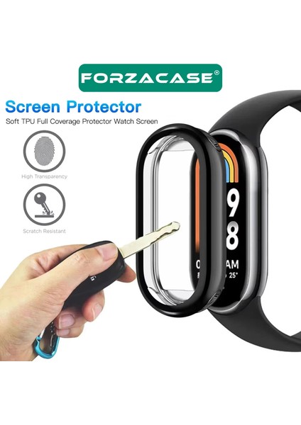 Xiaomi Smart Band 10 ile Uyumlu Önü Kapalı Ekran Korumalı Silikon Kılıf - FC010 fiyatları