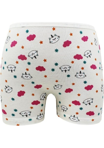 6'lı Dondeza Kız Çocuk Pamuklu Karışık Desenli Şort Boxer D403 fiyatları