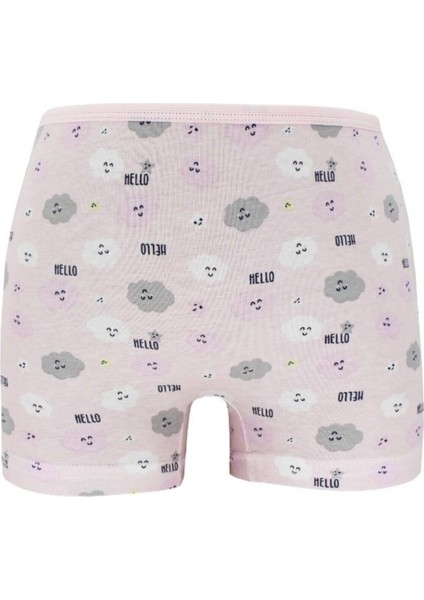 6'lı Dondeza Kız Çocuk Pamuklu Karışık Desenli Şort Boxer D403 modelleri