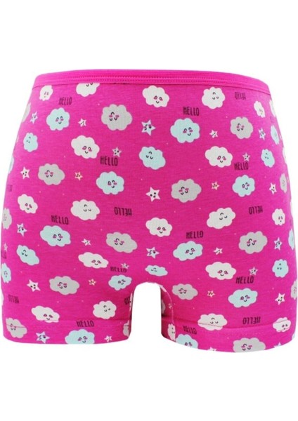 6'lı Dondeza Kız Çocuk Pamuklu Karışık Desenli Şort Boxer D403 fırsatları