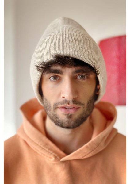 Unisex Açık Bej Bere
