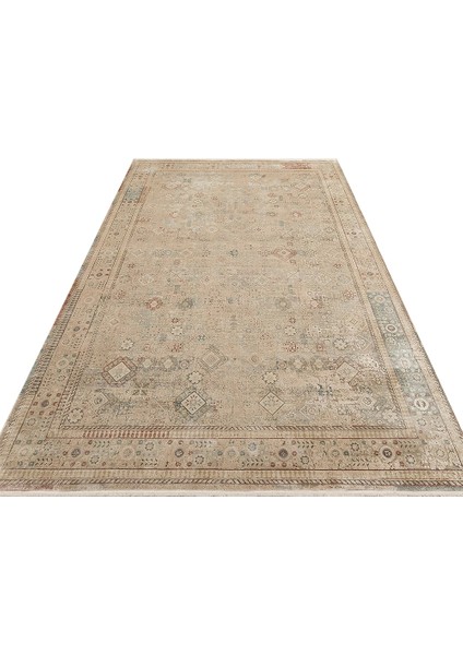 Babylon Bbl 03 Rayon Viskon Eskitme Desenli Bej Vintage Salon Halısı fiyatları