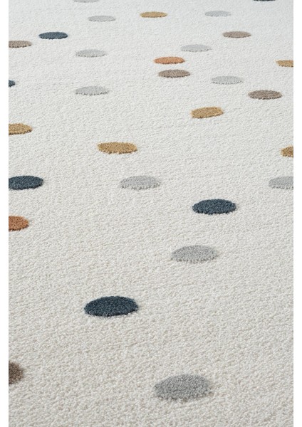 Cotto Cool CL003R Renkli Akrilik Halı Tozu Az Pamuk Tabanlı Salon Koridor Oturma Yatak Odası Halısı fırsatları