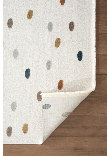 Cotto Cool CL003R Renkli Akrilik Halı Tozu Az Pamuk Tabanlı Salon Koridor Oturma Yatak Odası Halısı indirimleri