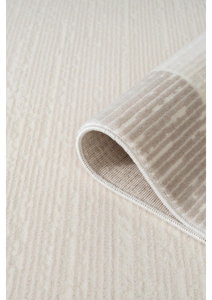 Cotto Cool CL005G Modern Desen Akrilik Krem Pamuk Tabanlı Salon Koridor Oturma Yatak Odası Halısı modelleri