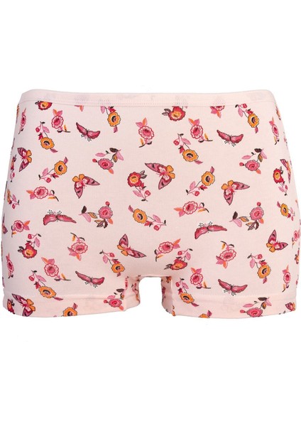 Kız Çocuk Beyaz Pamuklu Desenli 6lı Boxer fiyatları