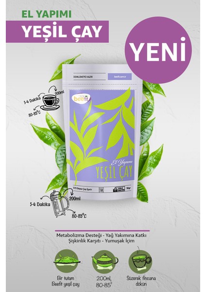 El Yapımı Yeşil Çay