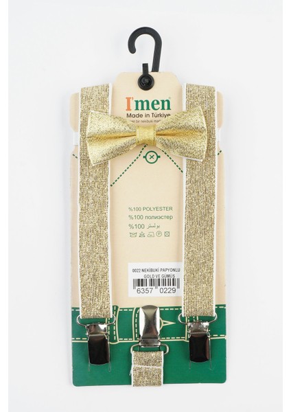 Pantolon Askısı ve Papyon Takımı