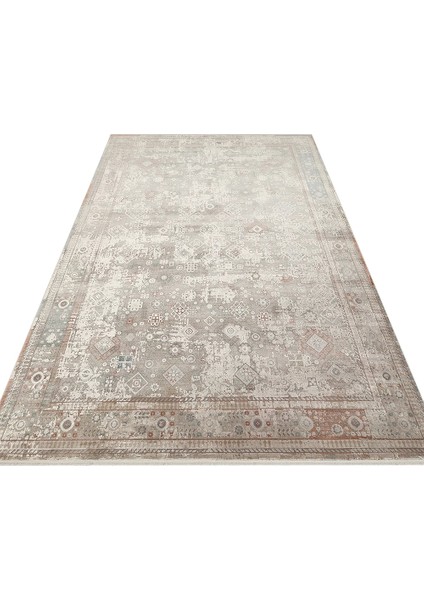 Babylon Bbl 03 Rayon Viskon Eskitme Desenli Gri Vintage Salon Halısı fiyatları