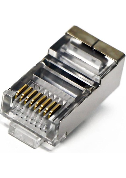 8p/8c Topraklı Cat. 5 Rj45 Ethernet Plug - 100 Adet fiyatları